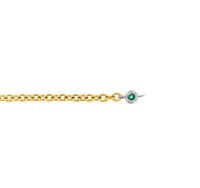 Bracciale Dédié in Titanio Smeraldo sintetico BRD2607 SM 925 BI